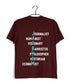 Ambedkar Jai Bhim Letter Art Politics Freedom Casual Graphic Printed T-Shirt for Men